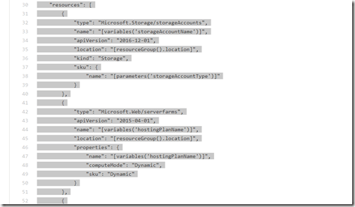 AZUREportal Ent Integration and LogicApp create 70 add function app to Logic app deployment